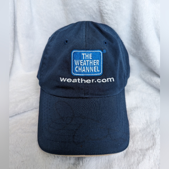 Weather Channel hat with signature possibly Jim Cantore's - Picture 3 of 6